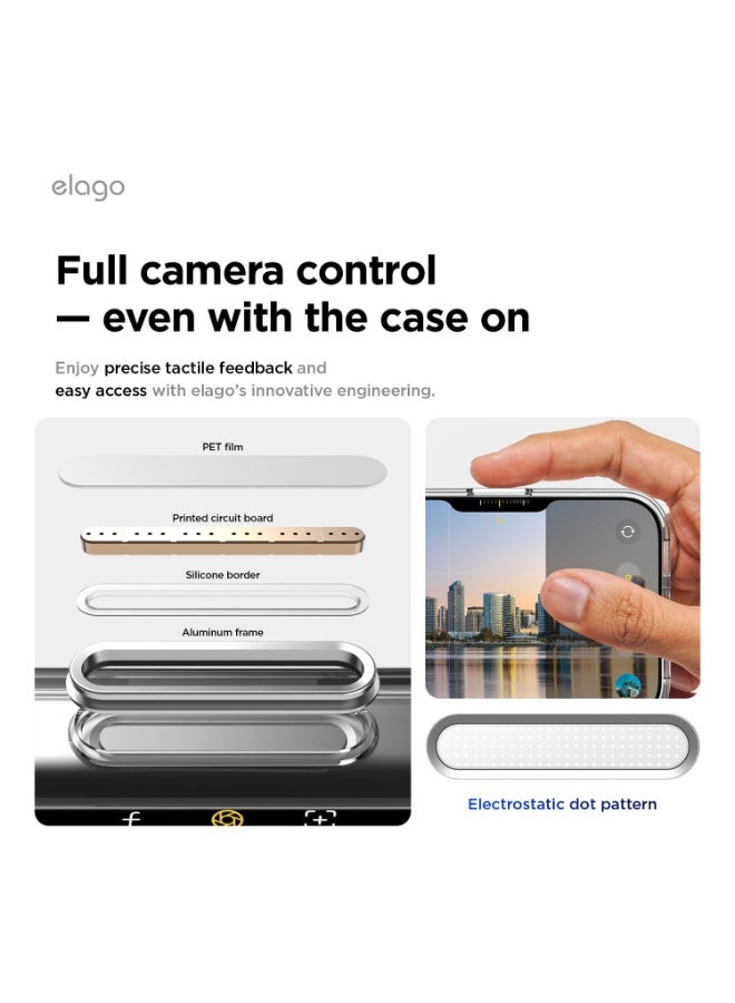 جراب مغناطيسي لهاتف آيفون 17 مقاس 6.3 بوصة متوافق مع MagSafe، غطاء حماية مقاوم للصدمات، ظهر شفاف مقاوم للخدش - Image 3