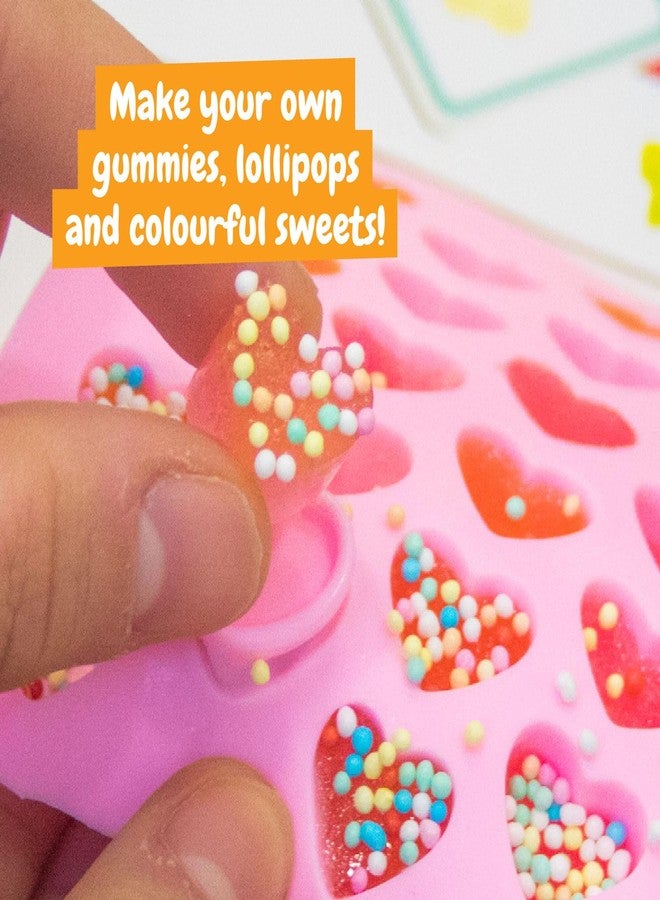 Science4you Candy Making Kit for Kids - Make Your Own Gummies, Lollipops and Much More, 26 Contents, Gummy and Sweet Moulds Included, Games, Stem Toys, Gifts for 8+ Year Olds Boys and Girls - Image 4