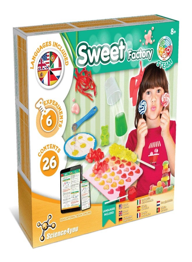 Science4you Candy Making Kit for Kids - Make Your Own Gummies, Lollipops and Much More, 26 Contents, Gummy and Sweet Moulds Included, Games, Stem Toys, Gifts for 8+ Year Olds Boys and Girls - Image 1