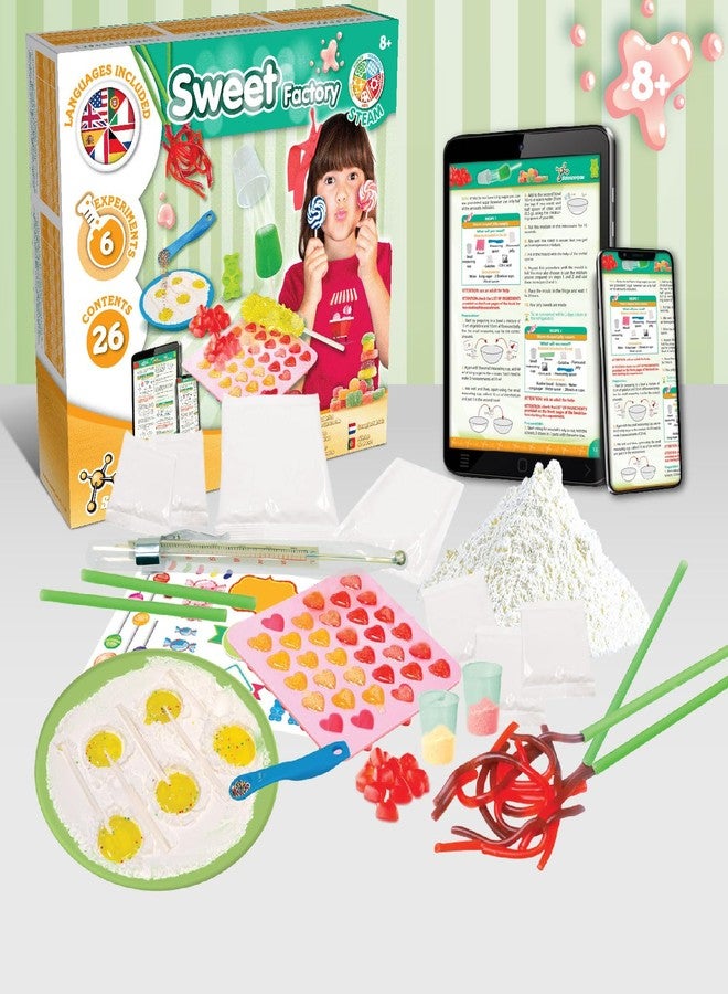 Science4you Candy Making Kit for Kids - Make Your Own Gummies, Lollipops and Much More, 26 Contents, Gummy and Sweet Moulds Included, Games, Stem Toys, Gifts for 8+ Year Olds Boys and Girls - Image 2
