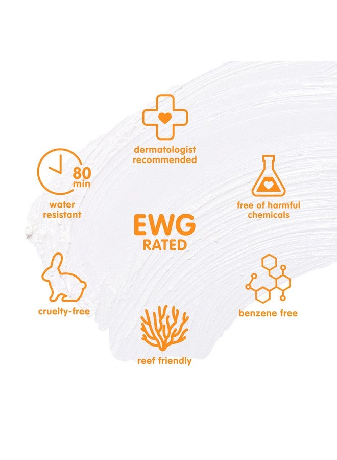 Think Hinksport Kids Spf 30 Mineral Sunscreen Stick Safe Natural Water Resistant Sun Cream For Children Vegan Broad Spectrum Sun Protection Reef Friendly Travel Stick 0.64Oz - Image 4