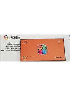 ماركة غير محددة ساعة ذكية X9 Ultra الجيل الثامن شاشه Amoled 2.02 بوصه IPS NFC Bluetooth V5 شاحن لاسلكي IP67 مقاوم للماء - ذهبي  - Image 5