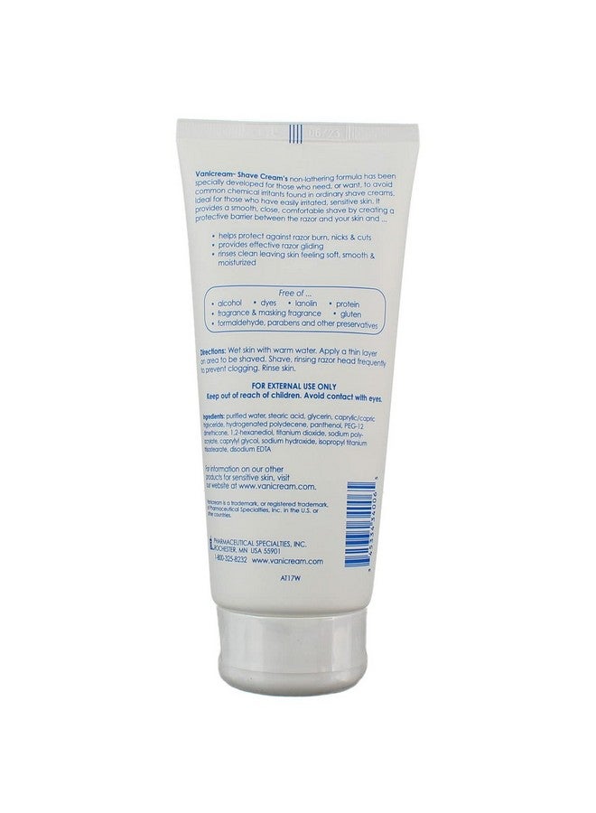 Vanicream Shave Creamfor Sensitive Skin 6 Oz (170 G) - Image 3