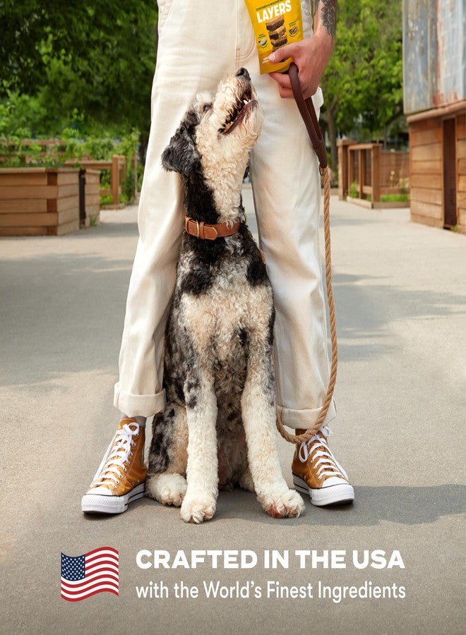 Jinx Chicken & Bacon Layers Jerky Dog Treats - Crunchy, All Natural Dog Jerky Treats with Cage-Free Chicken & Bacon - Pet Products for All Dogs (Puppies, Adults & Seniors) - 15oz - Image 5