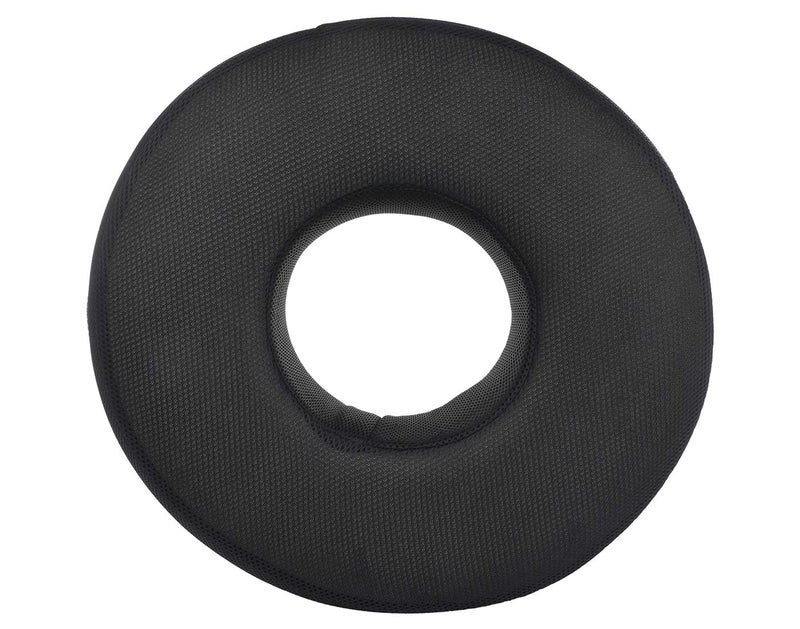 OBLIQ OBLIQ Premium Donut Orthopedic High Density Seat Cushion Relieves Piles Lower Back Pain Coccyx Sciatica used in Office Chairs Car Seat Black Foam pack of 1  - Image 5