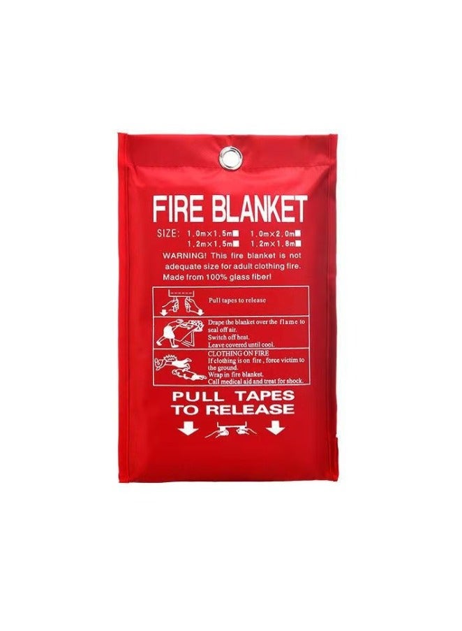 cyleto Fire Blanket for Emergency Safety - Retardant Kitemarked Kitchen, Home, Office, Caravan Fire Resistant Blanket
