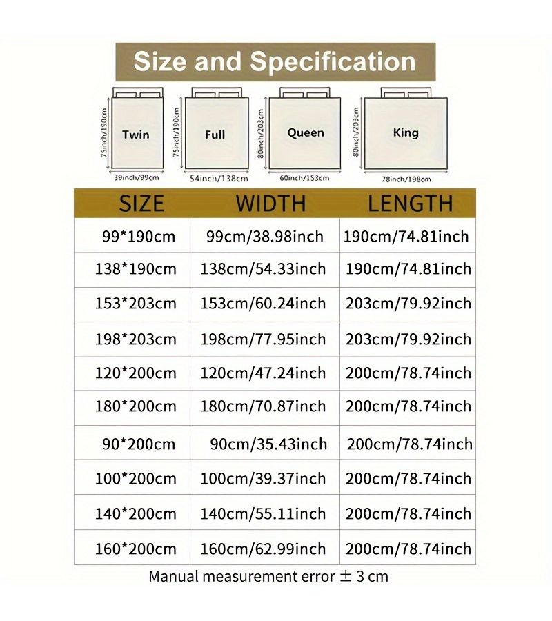 مرتبة مبطنة باللون الكاكي بحجم 70.87 × 78.74 بوصة قابلة للتنفس وقابلة للغسيل في الغسالة - Image 3
