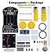 MiOYOOW Ultrasonic Ranging Obstacle Avoidance DIY Car Kit MiOYOOW Smart Car Electronics Projects for 15 Years Old Beginners Soldering Practice Kit for Home and School Learning - Image 2