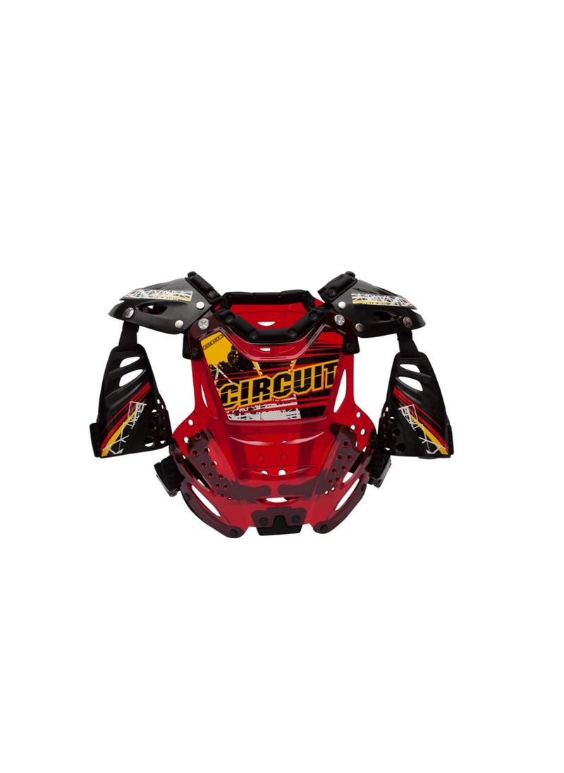CIRCUIT - CIRCUIT EQUIPMENT T-Rex Kids Body Armor Red Chest Protector - Image 1