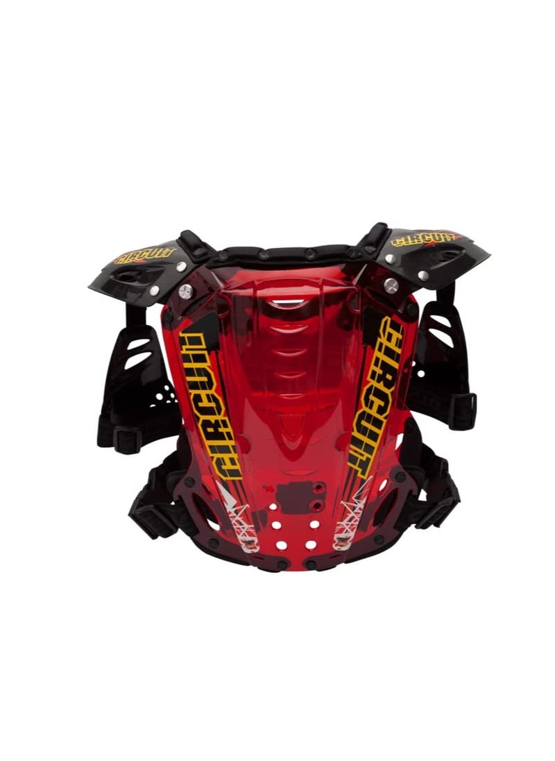 CIRCUIT - CIRCUIT EQUIPMENT T-Rex Kids Body Armor Red Chest Protector - Image 1