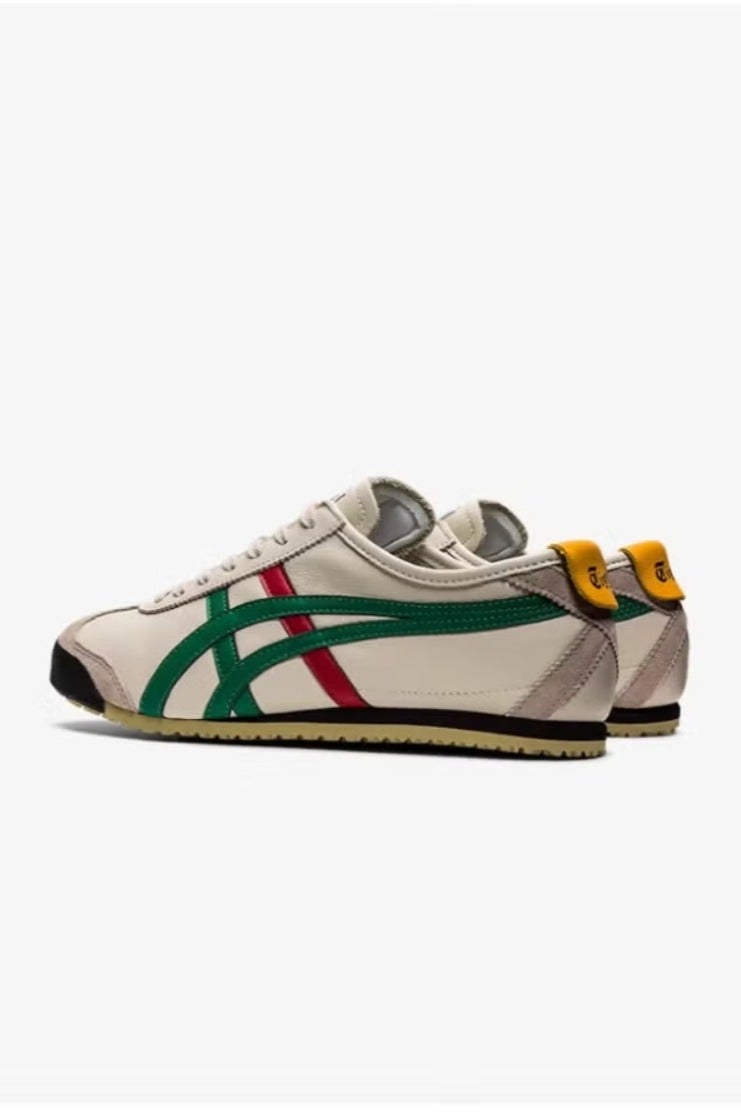Onitsuka Tiger Mexico 66 Athlesiure Sneakers Beige/Green-Red - Image 2
