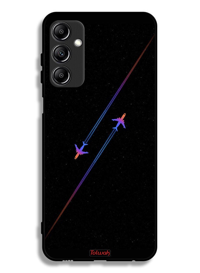 Tolwak Samsung Galaxy A24 4G Protective Case Cover Airplanes Art - Image 1