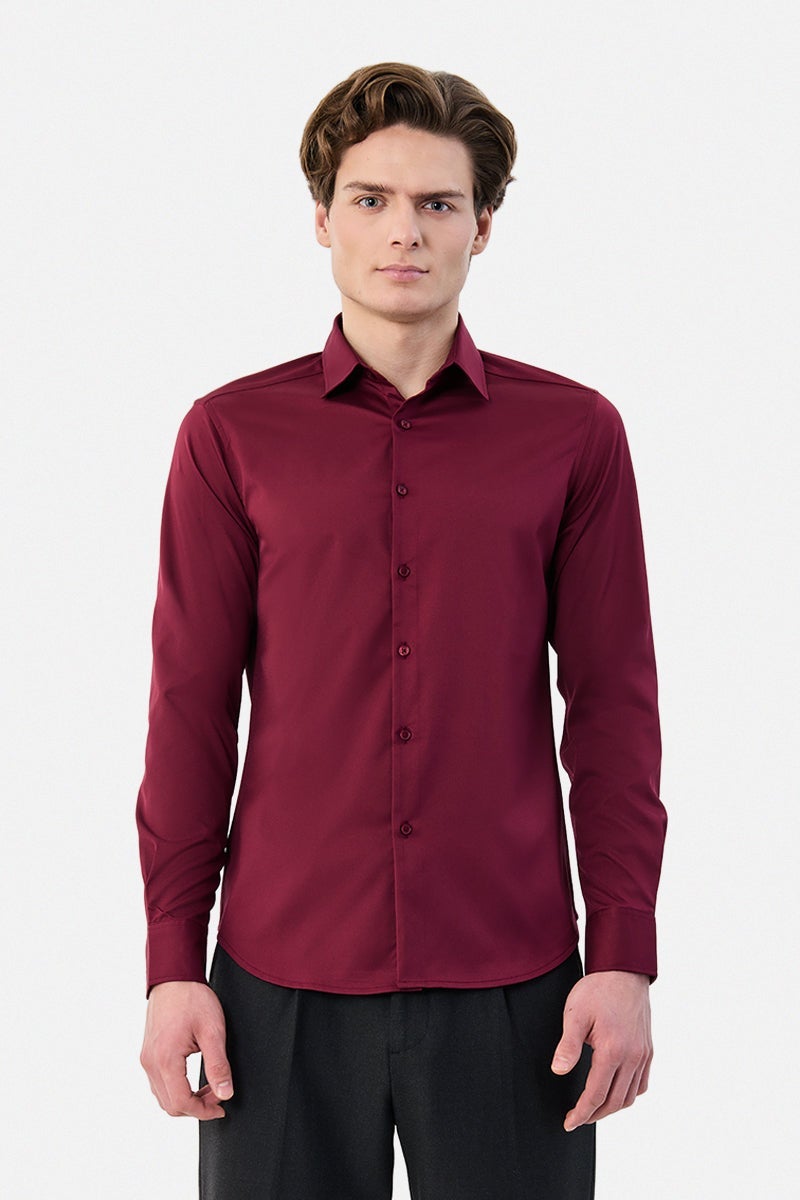 SNITCH Slim Fit Stretch Shirt - Image 1
