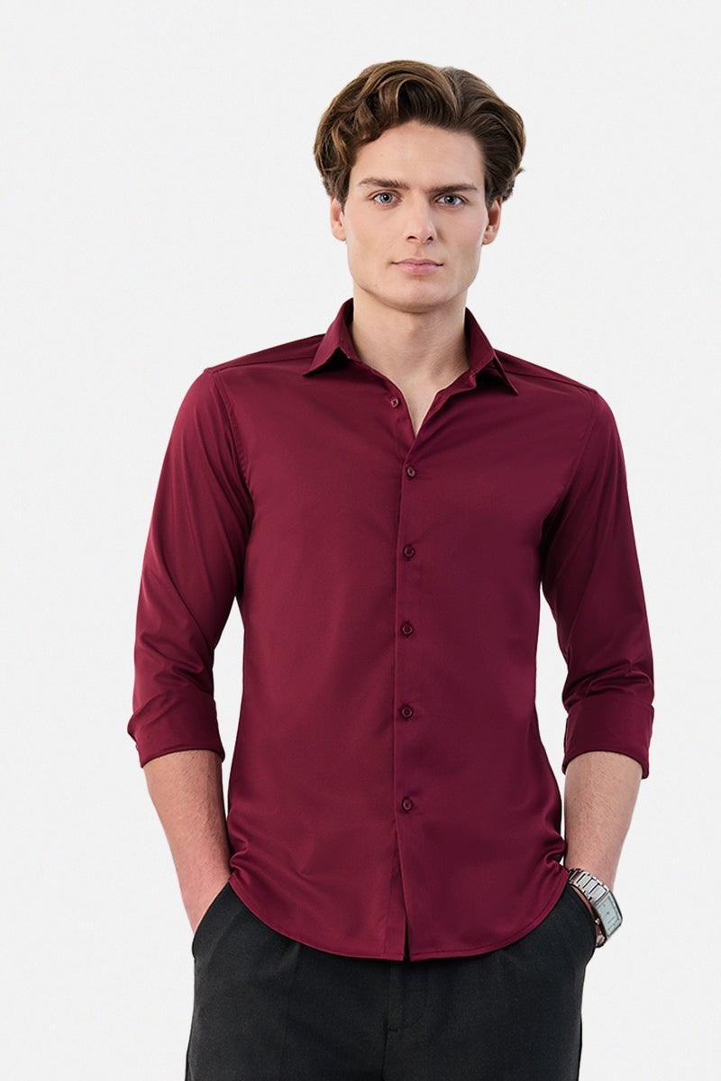 SNITCH Slim Fit Stretch Shirt - Image 4