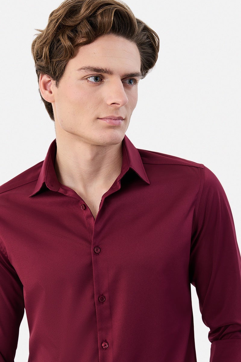 SNITCH Slim Fit Stretch Shirt - Image 3