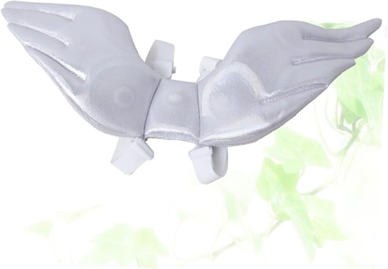 Halloween Angel Wings Pet Costume For Cats Easy Wear Cosplay Outfit Black - Image 4