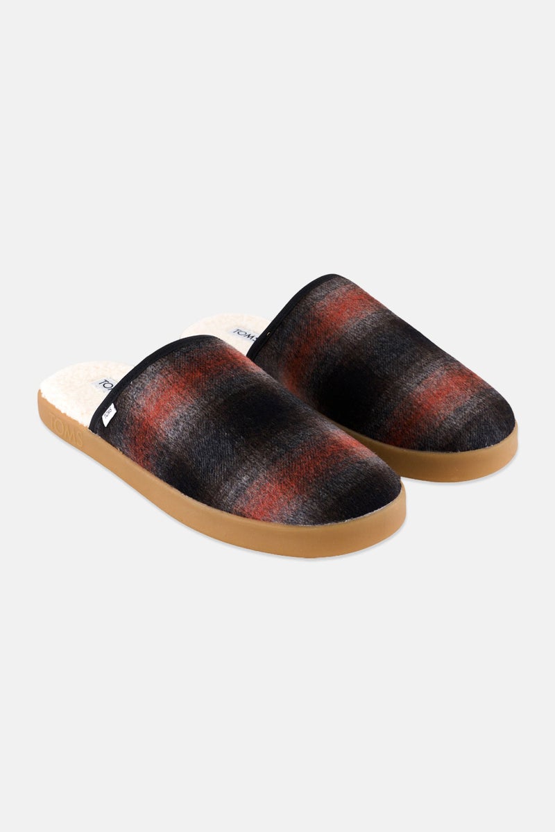 TOMS Men Harbor Slip On Slippers, Red - Image 1