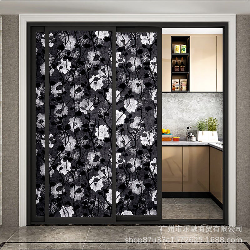 Full Black Sunscreen Glass Sticker Opaque Window Frosted Self-Adhesive Bathroom Anti-Peeping Sunshade Insulation - Image 5