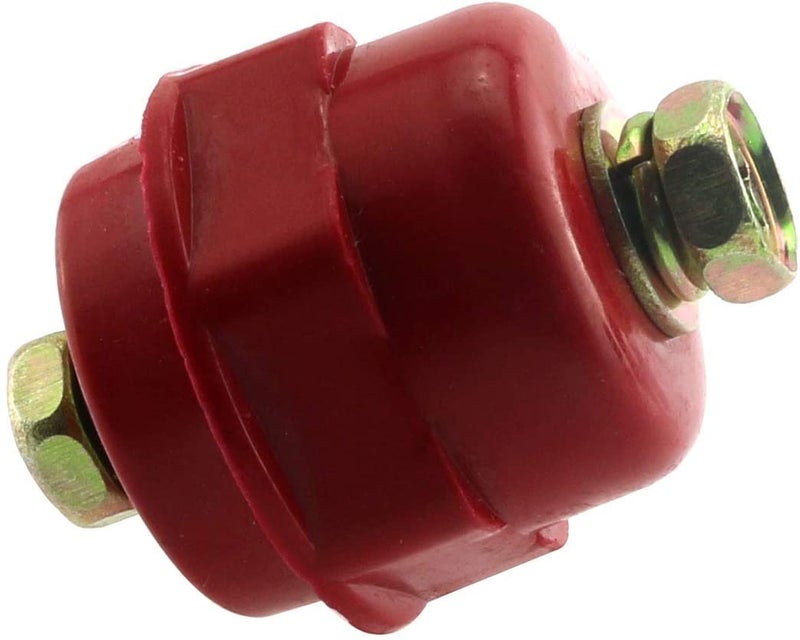 SQXBK Busbar Insulator 5PCS Red Resin SM-25 M6 Polyester Standoff Insulators with Screw - Image 2