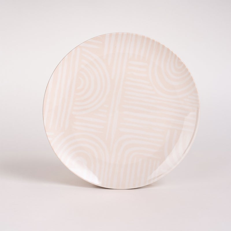 ريو طقم سفرة بورسلان 20 قطعة وردي- ريو - Image 3