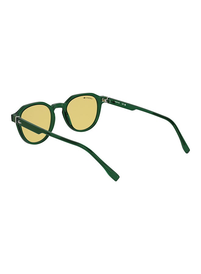LACOSTE Full Rim Injected Lacoste Suns L6052S N 5121 (301) Transparent Green - Image 2