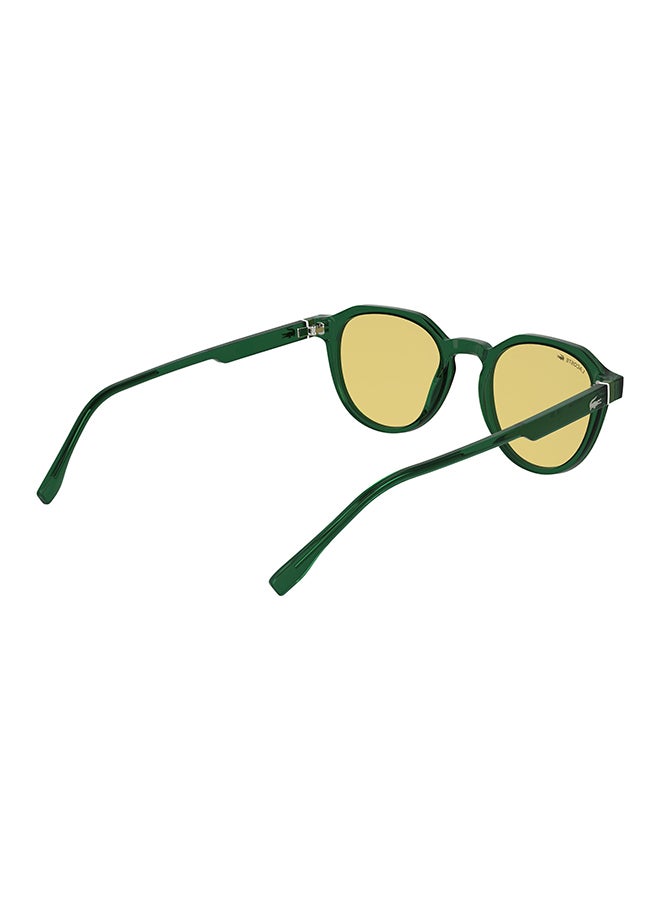 LACOSTE Full Rim Injected Lacoste Suns L6052S N 5121 (301) Transparent Green - Image 4