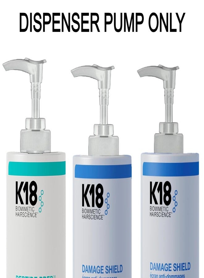 Ultra Essentials One Single Dispenser Pump Compatible with 8.5 oz / 250 ml, K18 Peptide Prep Detox Shampoo, K 18 Damage Shield pH Protective Shampoo & K-18 Damage Shield Protective Conditioner by Ultra Essentials - Image 3