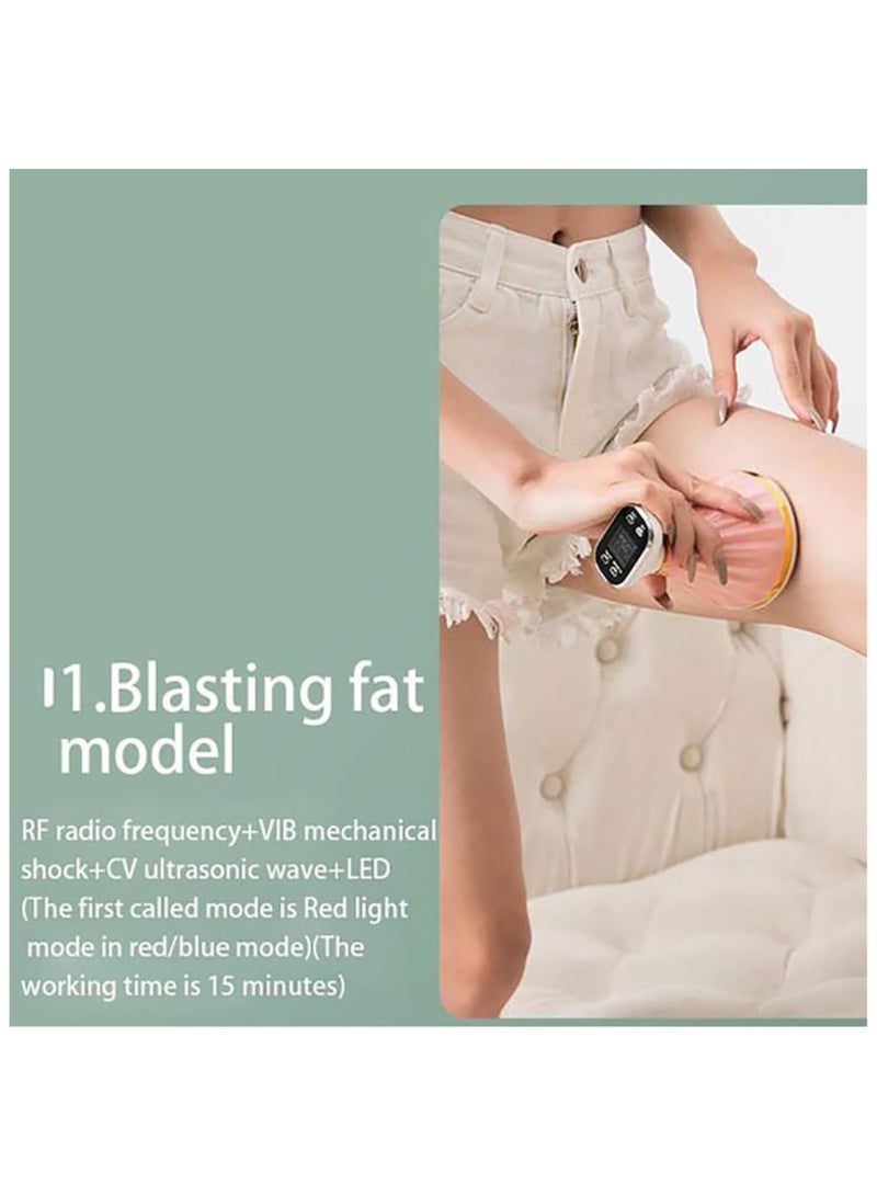 general Ultrasonic Shaping Body Massage Instrument Household Lifting and Firming Beauty Instrument Weight Loss Instrument Material Fat Blast Instrument - Image 5