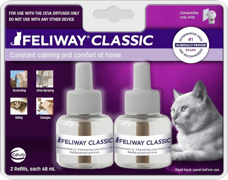 Feliway 30 Day Diffuser Refill for Cats, Pack of 2, 2 CT - Image 1