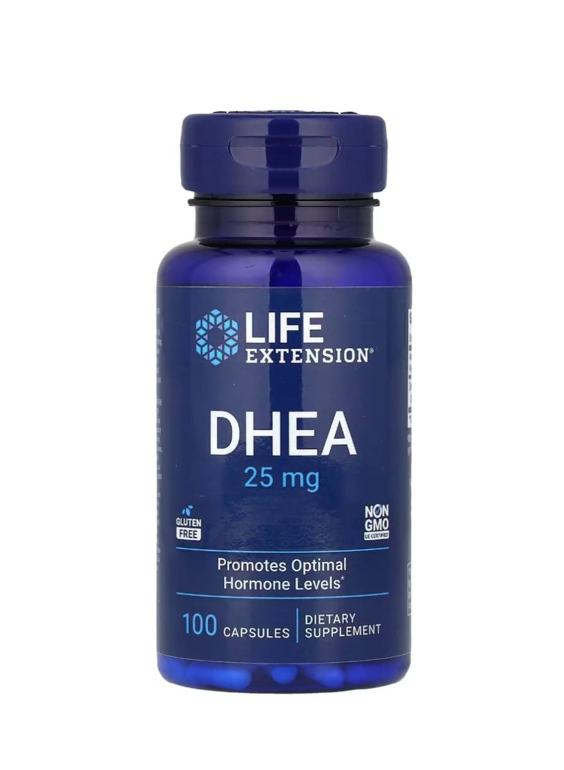 Life Extension DHEA 25 mg 100 Capsules - Image 1