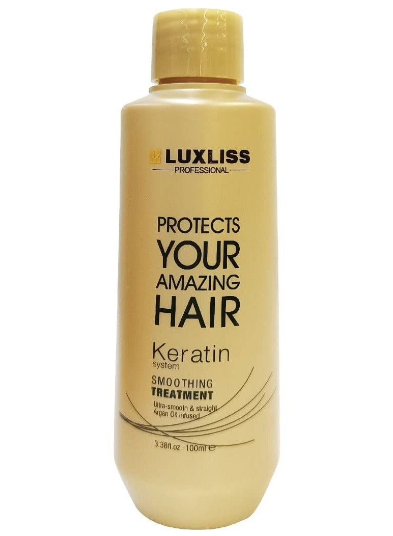Luxliss Keratin Smoothning Treatment For All Hair Type, 100ml (Floral), 1 Count - Image 1