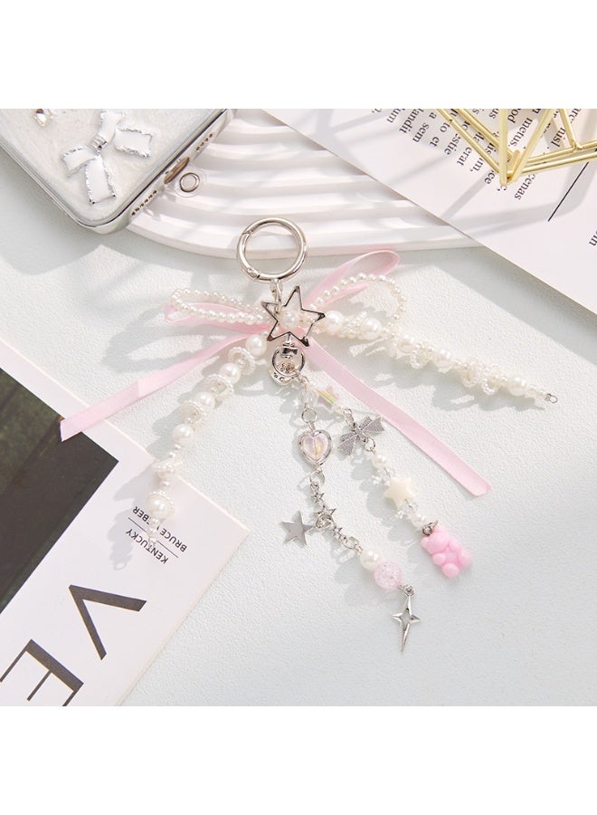 NIBEMINENT Phone Charm/ Chain Strap for Women Girls, Dopamine Cell Phone Case Lanyard Wrist Strap