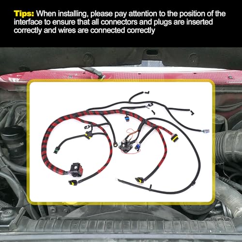 YEHERIT F7TZ9A451CA Engine Wiring Harness Assembly Compatible with 1997 Ford F-250 HD F-350 F-Super Duty 7.3L Diesel Replace# F7TZ-9A451-CA - Image 5