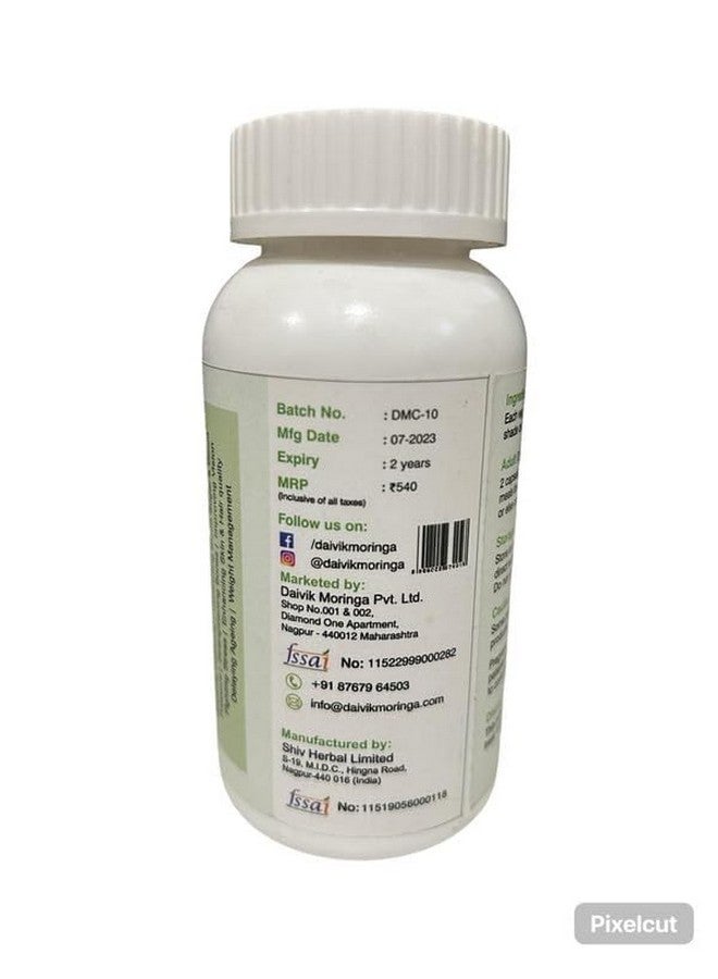 DAIVIK MORINGA GIFT OF NATURE Daivik Moringa Veg Capsules | 100 Capsules | Superfood Supplement for Immunity, Antioxidants & Nutrition - Image 3