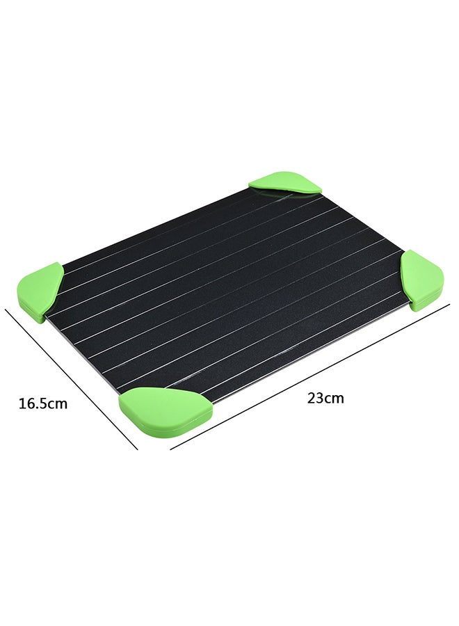 Loquat Aluminum Silicone Defrosting Plate Black/Green - Image 2