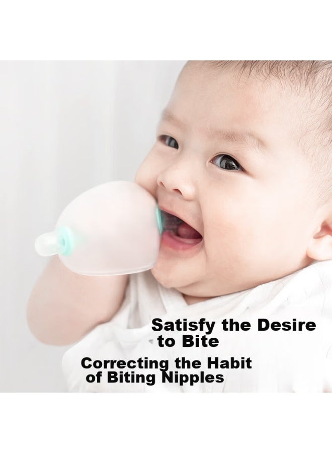 Garkoko Teething Toy For Infants, Mushroom-shaped Pacifier, Anti-thumb ing, 0-3 Months Massage Version - Image 4