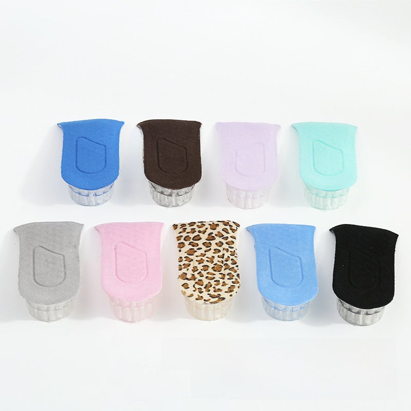 Silicone Height Increase Insoles Unisex Invisible 10 pairs of mixed colors with ten colors 