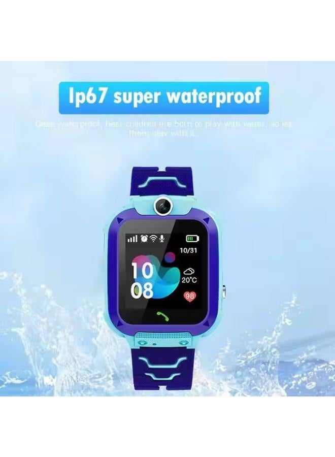 نابي ساعة ذكية للأطفال، ساعة هاتف ذكية للموسيقى، ساعة معصم ذكية لعمر 3-12 سنة للأولاد والبنات مع فتحة لبطاقة Sim وشاشة تعمل باللمس، ساعة ألعاب للأنشطة الخارجية، ألعاب هدية يوم الأطفال - Image 2