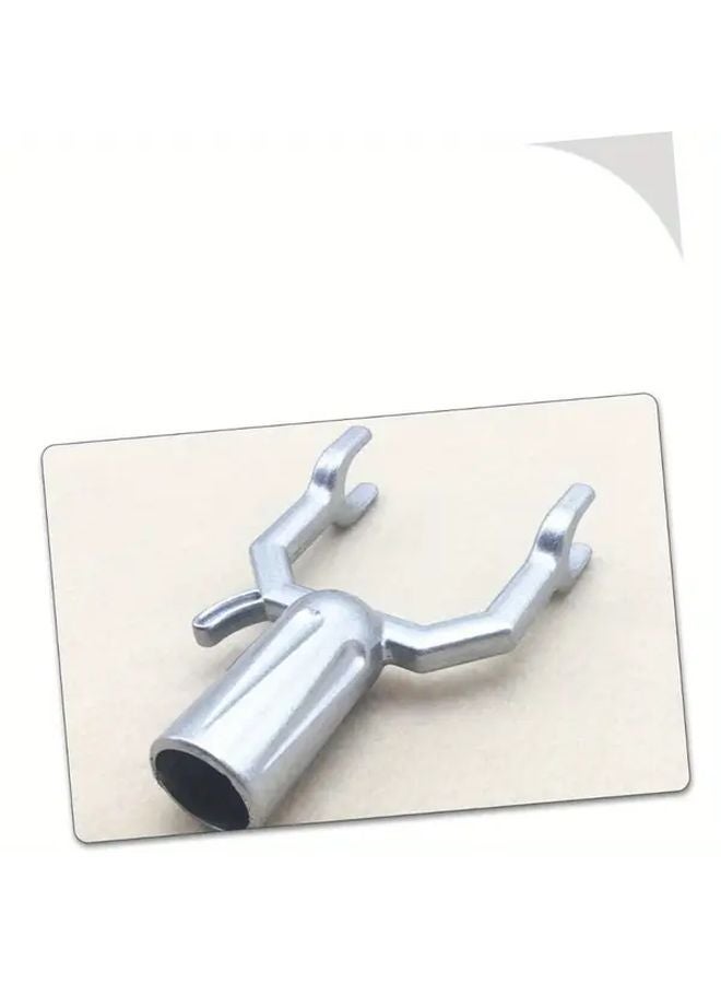 2Pcs Heavy Duty Metal Clothes Drying Rack Fork 4 Prong Garden Support Rust Resistant - Image 5