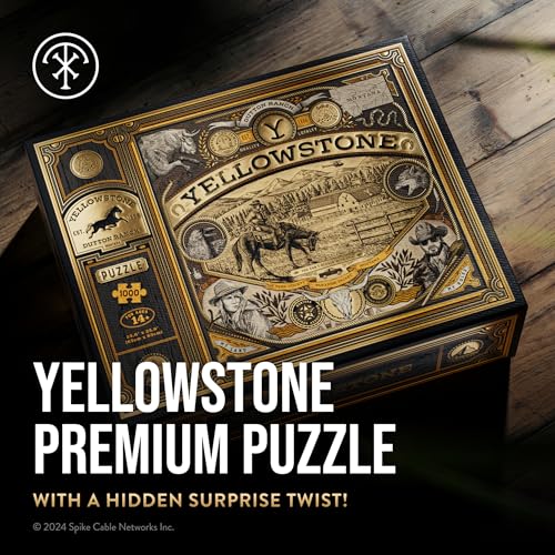 theory11 Yellowstone Jigsaw Puzzle  1000 Piece Jigsaw Puzzle  Officially Licensed Yellowstone Merchandise  Collectibles  Precision Fit and Premium Quality  Intermediate - Image 5