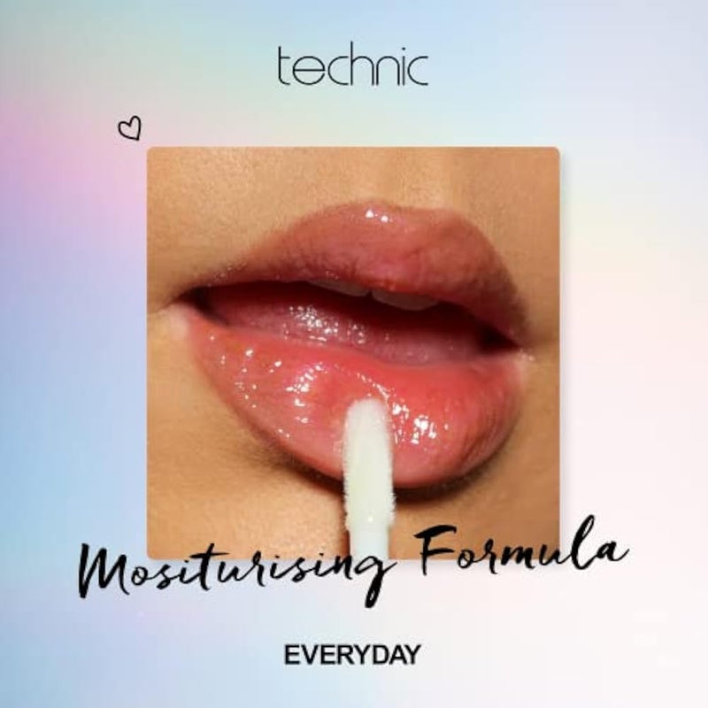 Technic plumping lip gloss - invigorating, clear, volumising plump effect for fuller and softer lips - natural, high-shine formula for a perfect pout - Image 4