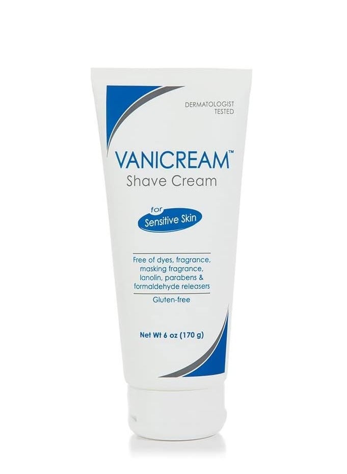 Vanicream Shave Cream For Sensitive Skin 170g