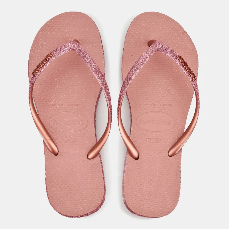 havaianas Women's Slim Sparkle II Flip Flops