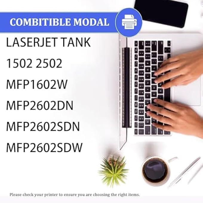 COMPATIBLE 154A BLACK LASERJET TANK TONER FOR 1502W/1602W/2602DW | 2500 PAGES - Image 3