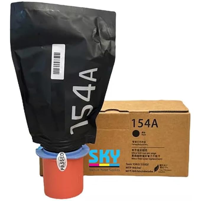 COMPATIBLE 154A BLACK LASERJET TANK TONER FOR 1502W/1602W/2602DW | 2500 PAGES - Image 2