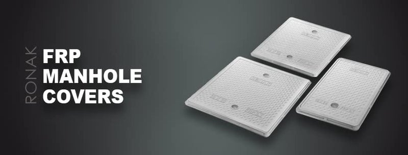 RONAK Fiber Reinforced Polymer FRP 3 TONS Capacity Manhole Cover Chamber Cover Sump Cover 24 x 24 Inch Marble White - Image 3