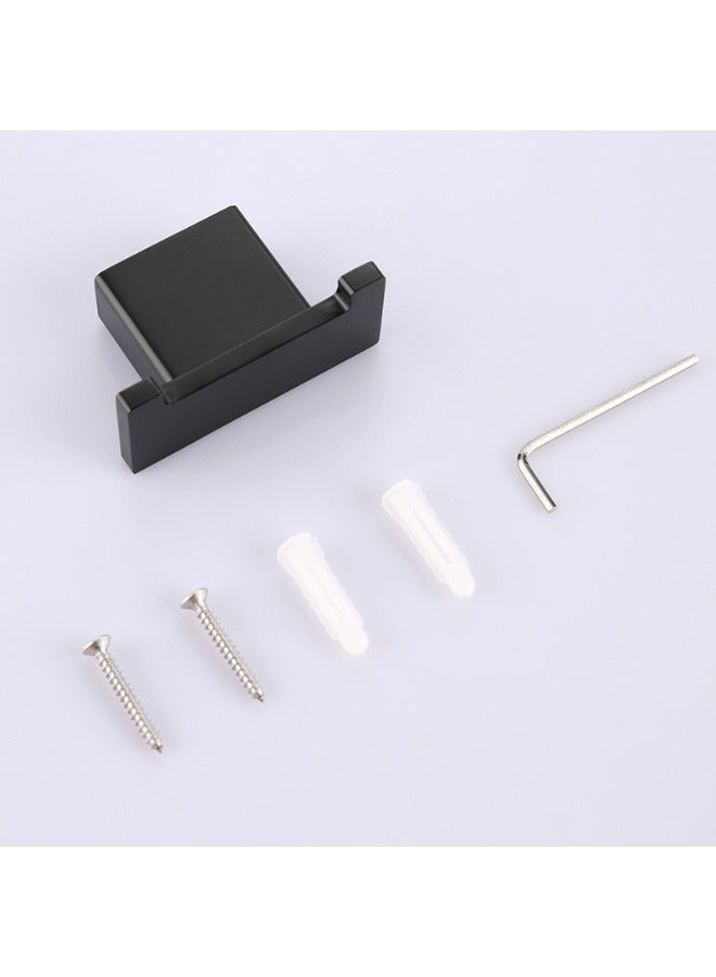 SUS304 الفولاذ المقاوم للصدأ منشفة الحمام الأسود هوك شماعات - Image 4