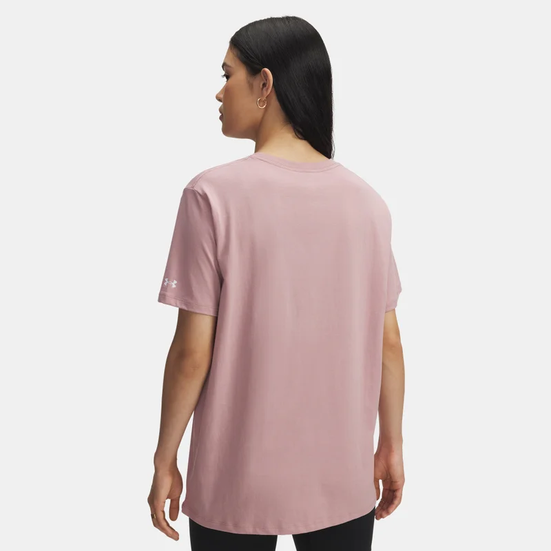 Under Armour Pink Women's Rival Campus T-Shirt for Women | Best Price UAE