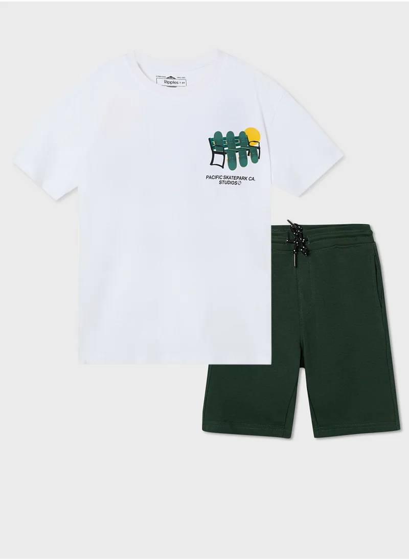 ريبلز مع نمشي Boys 2Pcs Sets