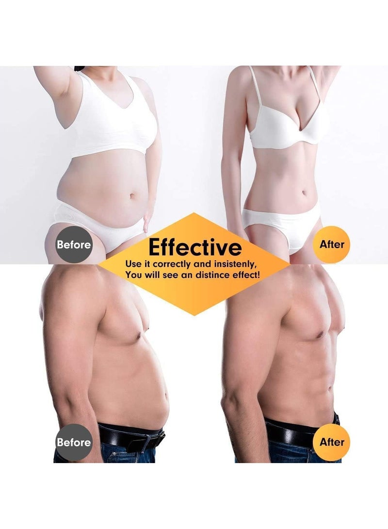 ياميم يميم إي إم إس محفز عضلات البطن، حزام تنغيم العضلات، معدات الصالة الرياضية المنزلية، معدات اللياقة البدنية، ستة عبوات لمعدات تمارين اللياقة البدنية في المنزل والمكتب - Image 3